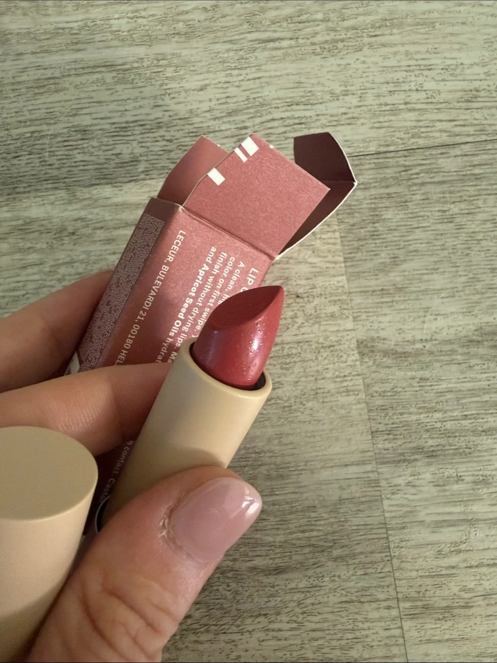 ILIA Rosette Color Block Lipstick — Muted Rose